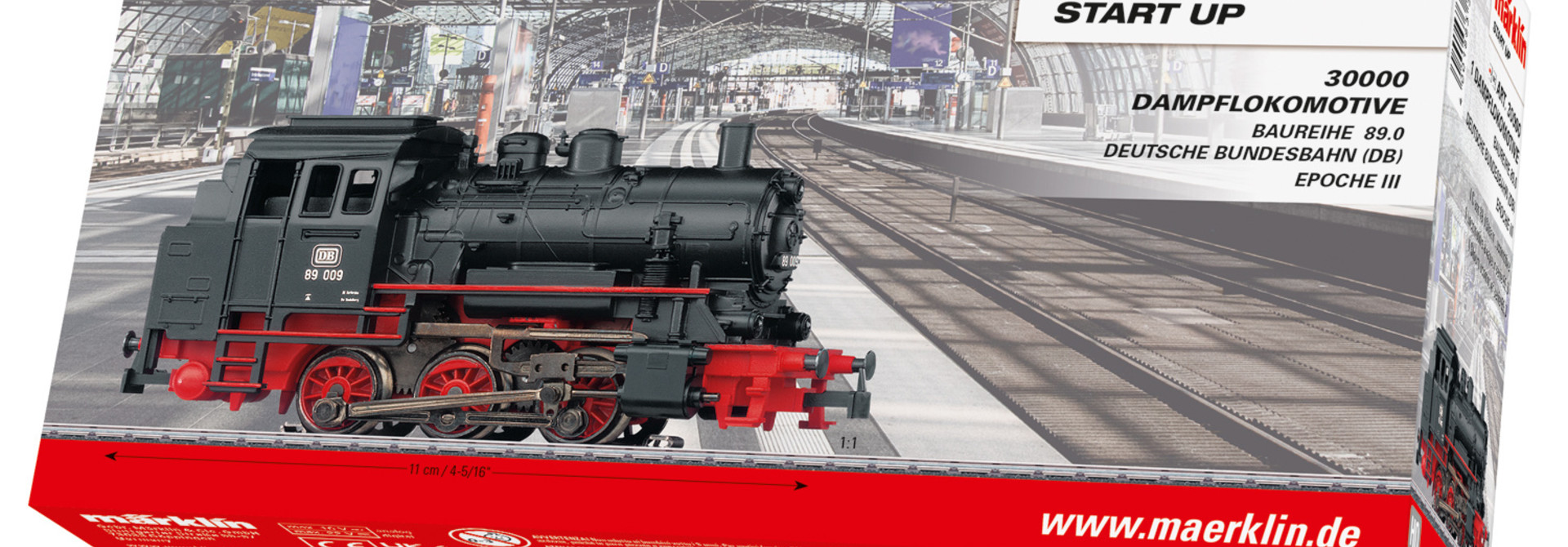 30000 Stoomlocomotief BR 89 DB