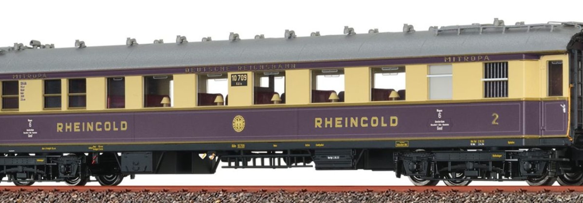 46434 Rheingold 1928 restauratierijtuig SB4ÜK