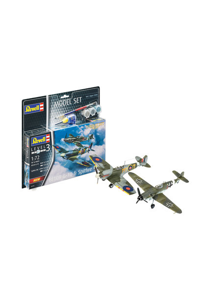 63710 Model Set Messerschmidt & Spitfire