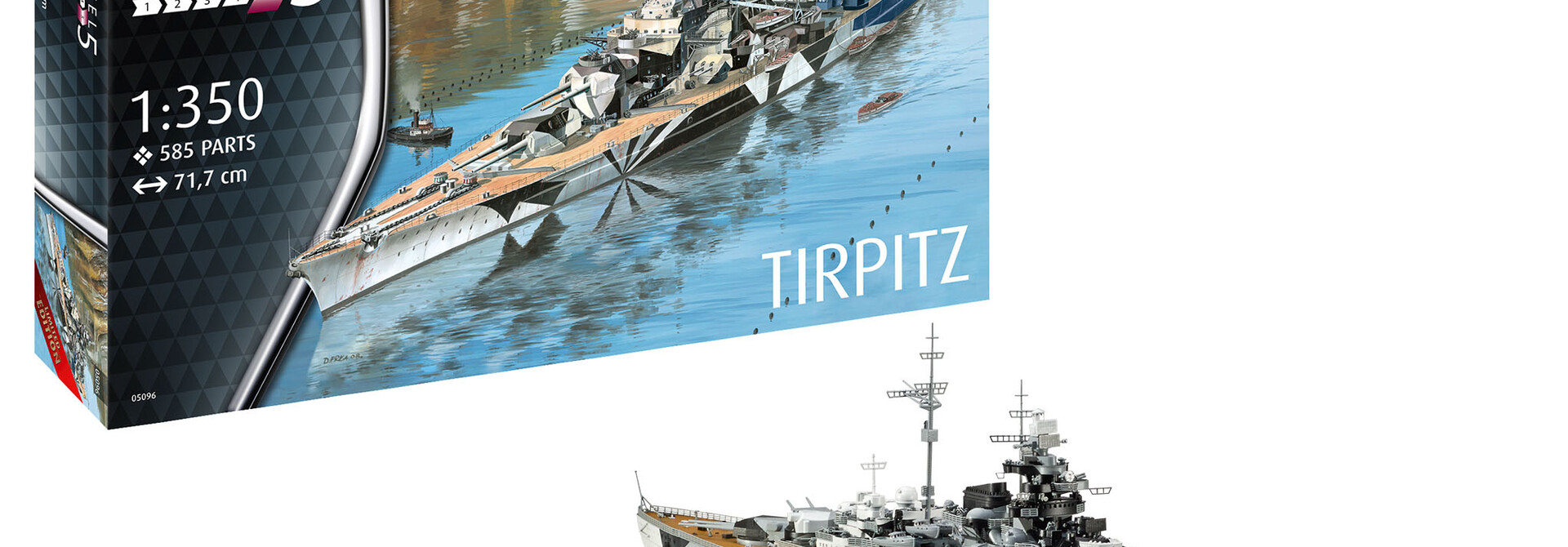 05096 slagschip Tirpitz 1:350 limited editon