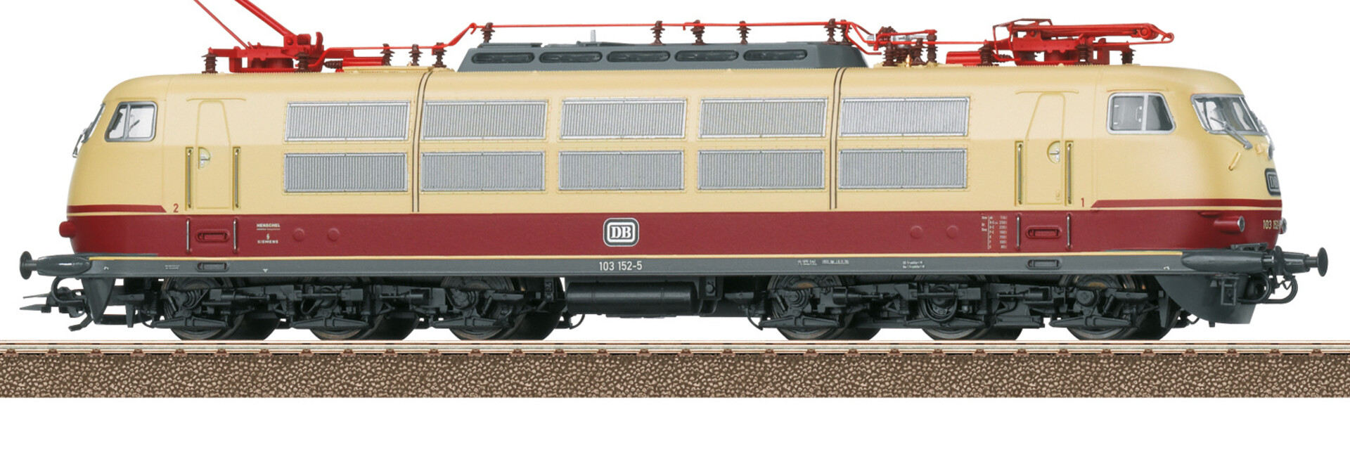 22931 Baureihe 103 van de DB DCC met sound