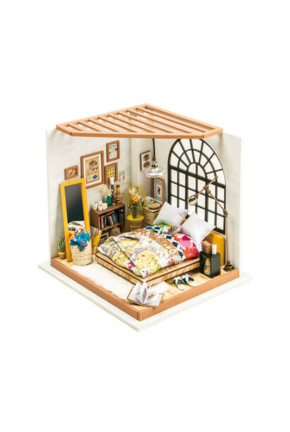 Miniatuur huisje Alice's slaapkamer