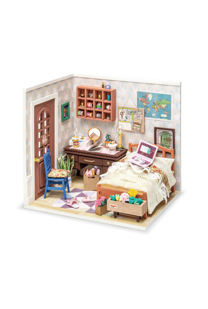 Miniatuur huisje Anne's slaapkamer