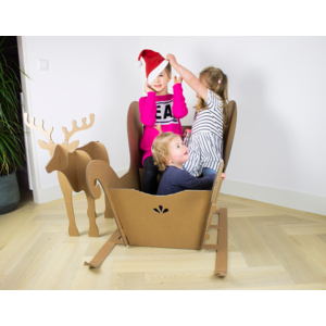 KarTent UK Cardboard sleigh for children