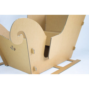 KarTent Cardboard Sleigh for Children