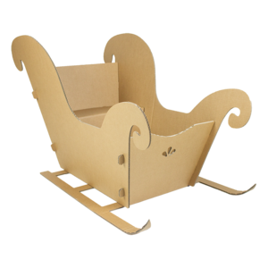 KarTent UK Cardboard sleigh for children