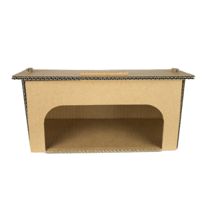 KarTent NL Nagetier-Spielhaus aus Karton für Ihr Meerschweinchen oder Kaninchen