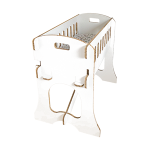 KarTent Papp-Babybett Papercrib Weiß