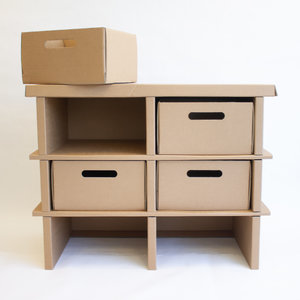 KarTent UK Cardboard storage cabinet