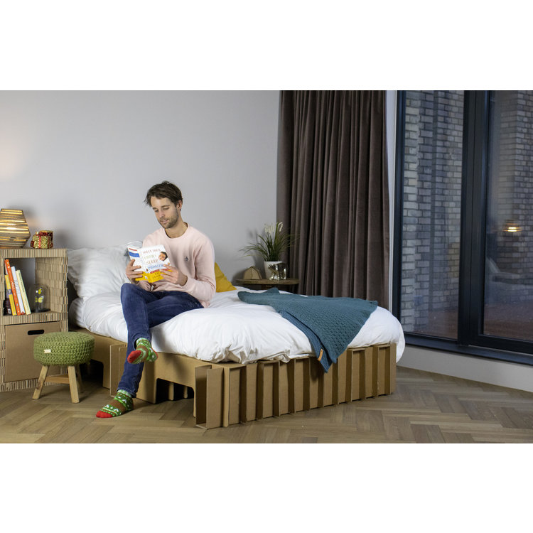 KarTent UK Cardboard arch bed with optional drawers
