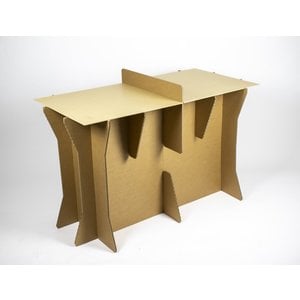 KarTent Cardboard Ping Pong Table