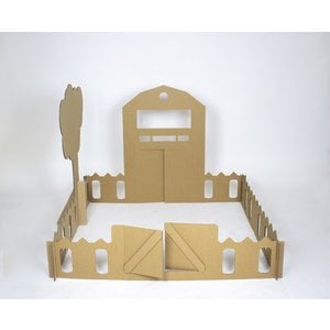 KarTent UK Cardboard farm with farm animals