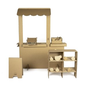 KarTent UK Cardboard kids playing shop