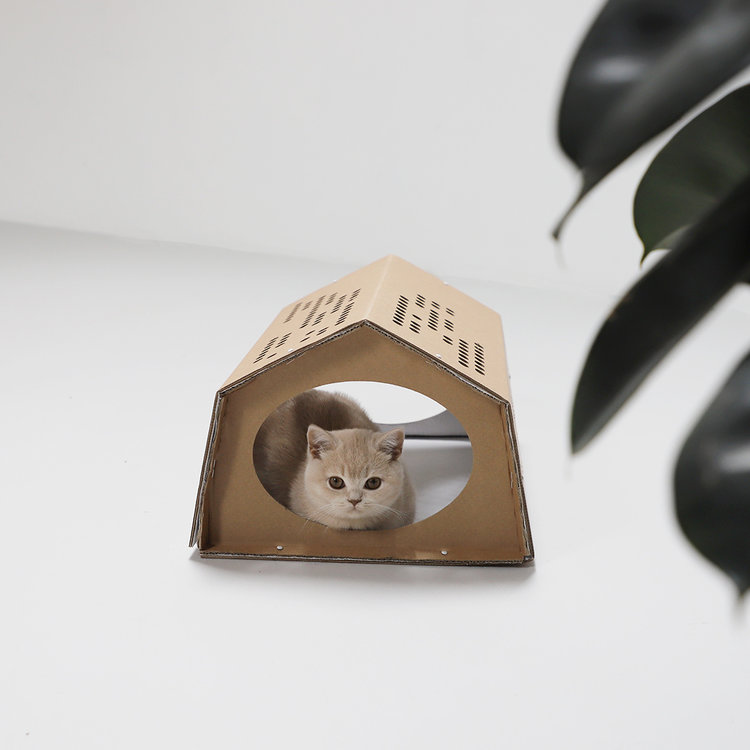 KarTent NL Cardboard CatTent - the Tent for Cats