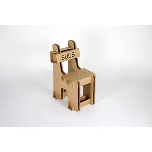KarTent UK Cardboard block kids chair with name