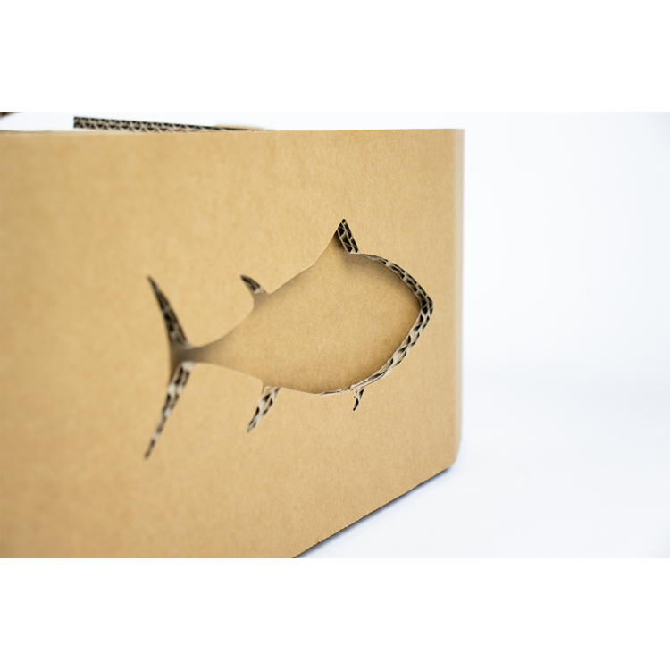 Cardboard fish dressed costume - KarTent webshop