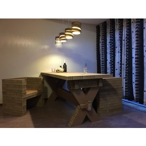 KarTent Cardboard honeycomb dinner table