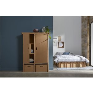 KarTent Cardboard Arch Bed with Optional Drawers