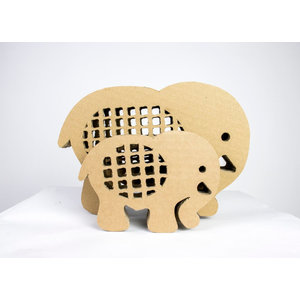 KarTent Cardboard animal piggy bank