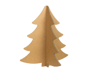 cardboard cutout christmas tree