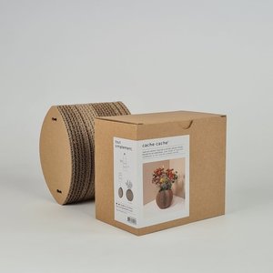 KarTent Cardboard round vase - foldable