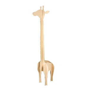 KarTent UK Cardboard giraffe growth chart