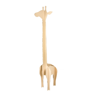 KarTent UK Kartonnen giraffe groeimeter