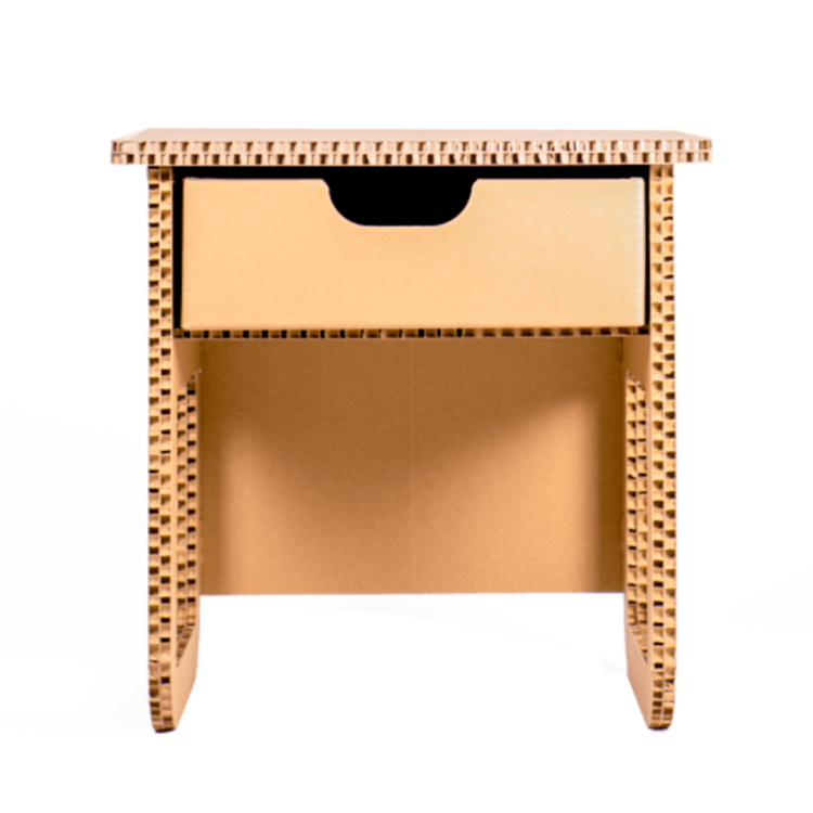 KarTent NL Cardboard Open Bedside Table