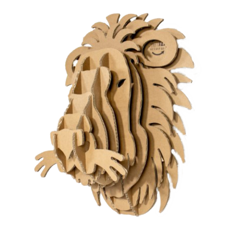 KarTent UK Cardboard lion head