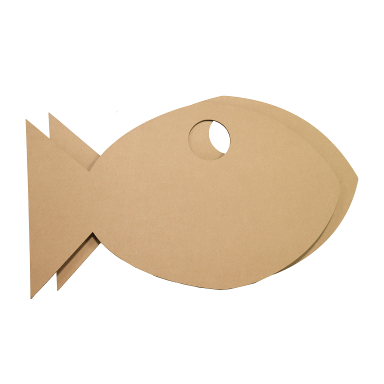 bar Eigenlijk Normaal Kartonnen vis verkleedkostuum | Vissen verkleedpak - KarTent webshop