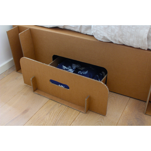 KarTent UK Cardboard bed drawer for arch bed