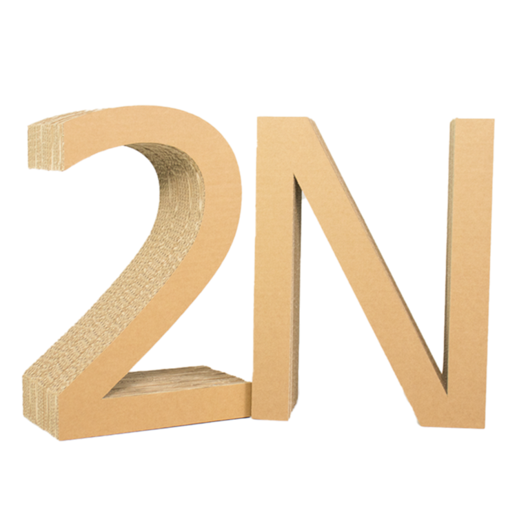 Cardboard Letters and Numbers  Decoration letters - KarTent webshop