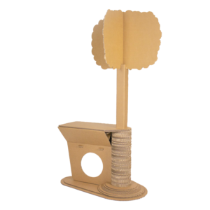 KarTent Cardboard Cat Scratching Post with tree