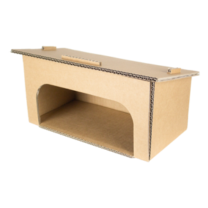 KarTent UK Cardboard rodent play house for your guinea pig or rabbit