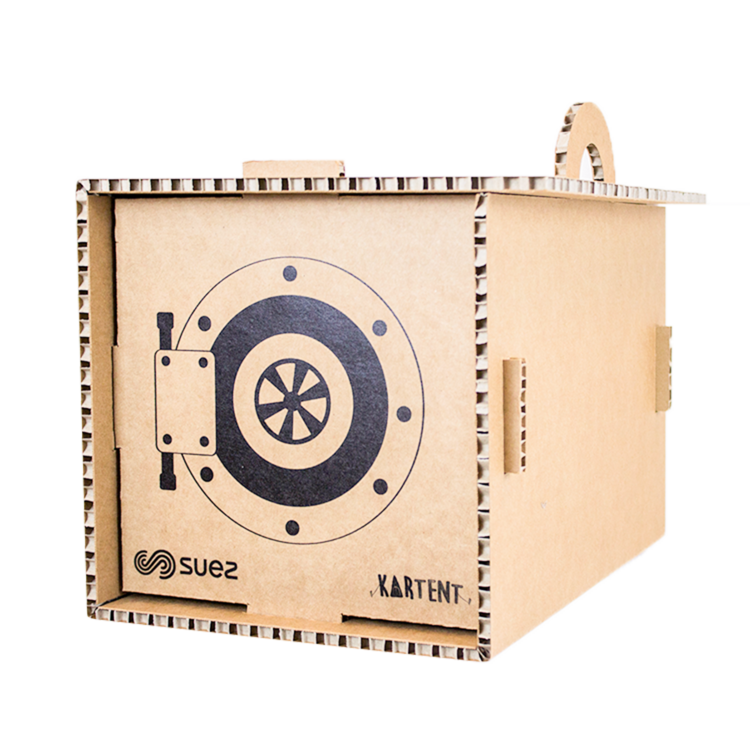 KarTent NL Cardboard Safe for Secure Document Disposal