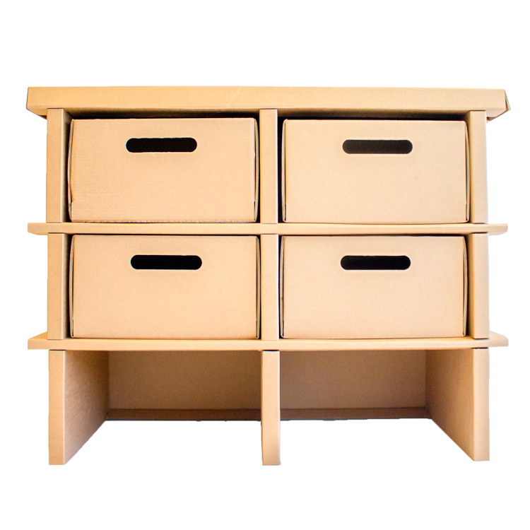 Cardboard storage KarTent