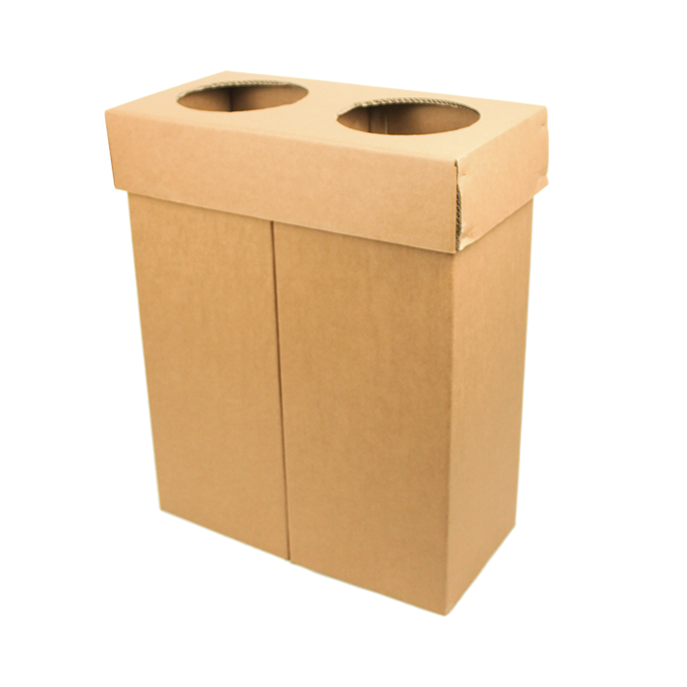 Sorting Bin with Two Compartments made from cardboard KarTent