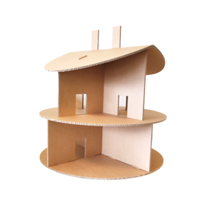 KarTent UK Cardboard doll house round