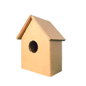 KarTent UK DIY cardboard birdhouse