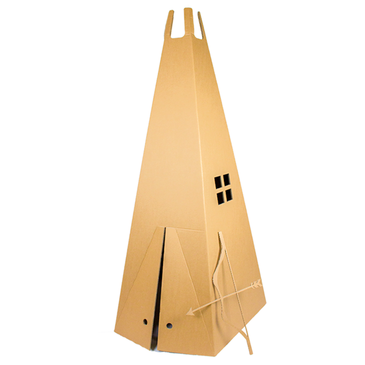 Cardboard Tipi Tent Sustainable Toys KarTent