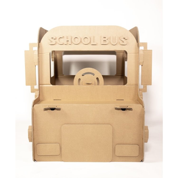 cardboard school box