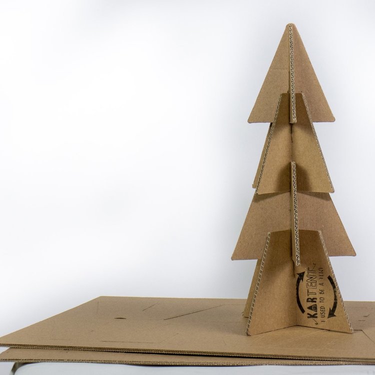 KarTent Cardboard wish Christmas tree mini