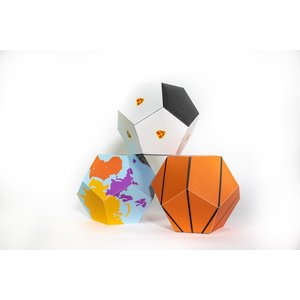 KarTent Bastel-Basketball aus Papier