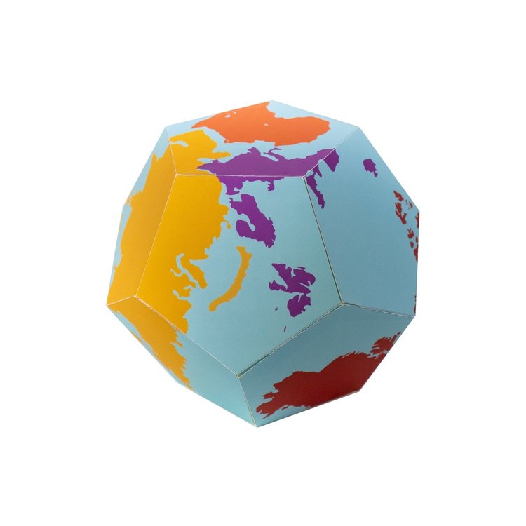 Papieren Wereldbol Surprise Kantenklare surprise voor Sint KarTent