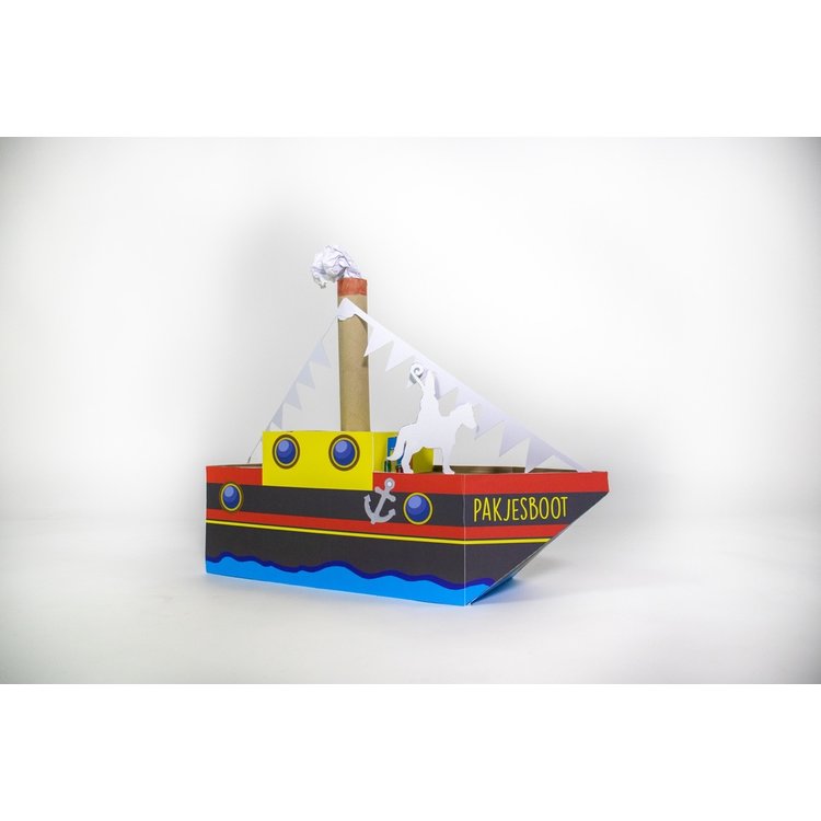 Papieren Stoomboot Surprise Kantenklare surprise KarTent