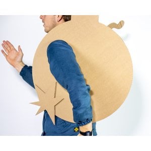 KarTent UK Cardboard bomb dressed costume