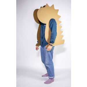 KarTent UK Cardboard dinosaur dressed up costume