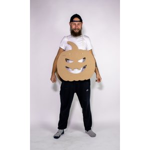 KarTent UK Cardboard pumpkin dressed costume