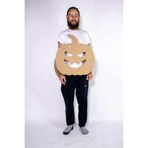 KarTent UK Cardboard pumpkin dressed costume