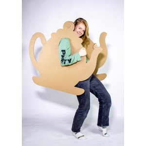KarTent NL Cardboard teapot dressed up costume